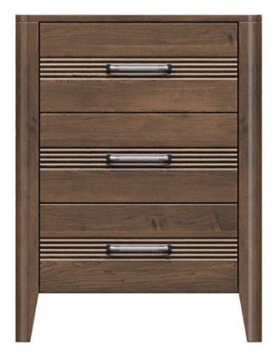 Country View Woodworking Brown Maple 26" Bedside Chest-0