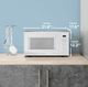 Danby Designer 1.4 Cubic Feet White Microwave -4