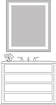 Seura® Allegro Design 36"W x 42"H Lighted Vanity Mirror-4