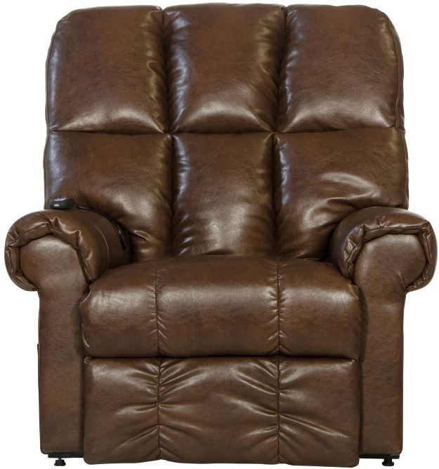 Catnapper® Stallworth Chestnut Power Lift Full Lay Out Chaise Recliner-1