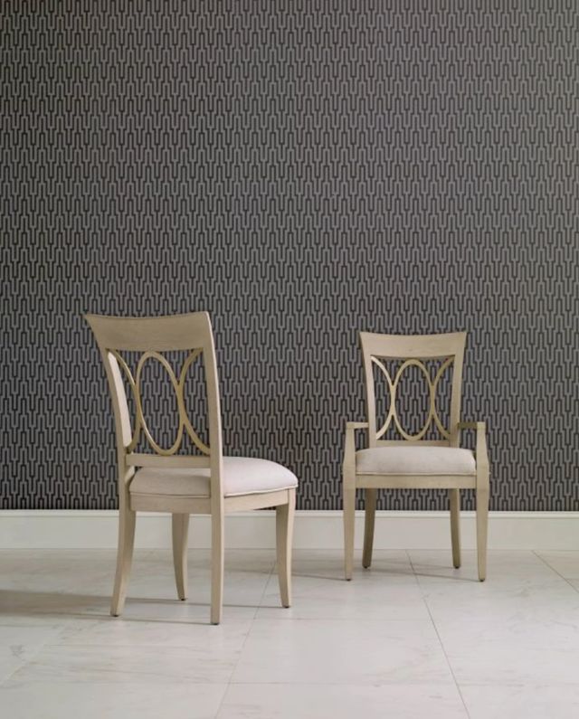 American Drew® Lenox Beige/Lennox Cream Arm Dining Chair-3