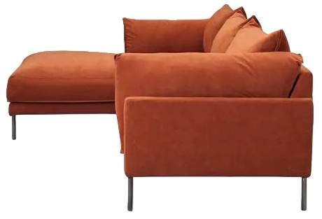Moe's Home Collection Jamara 2-Piece Burnt Auburn Left-Arm Facing Sectional and Chaise-2