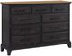 Elements International Montrose Brown/Espresso Dresser-0