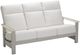Telescope Casual Customizable Leeward Fabric/Plastic Outdoor Supreme 3-Seat Sofa with Rustic Arms-0
