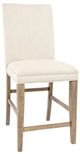 Jofran Inc. Carlyle Crossing 6-Piece Brown Trestle Counter Height Table Set-3