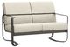 Homecrest™ Outdoor Living Customizable Jaxon Cushion Aluminum/Fabric Outdoor Loveseat-0
