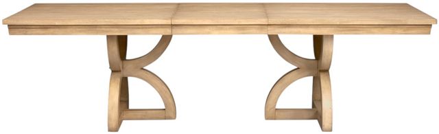 Magnussen Home® Coventry Honey Maple Trestle Dining Table-4