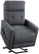 Homelegance® Wichita Dark Gray Power Lift Recliner with Massage and Heat-0