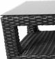 CabanaCoast® Customizable Brighton Wicker 48"x26" Outdoor Rectangular Coffee Table-2