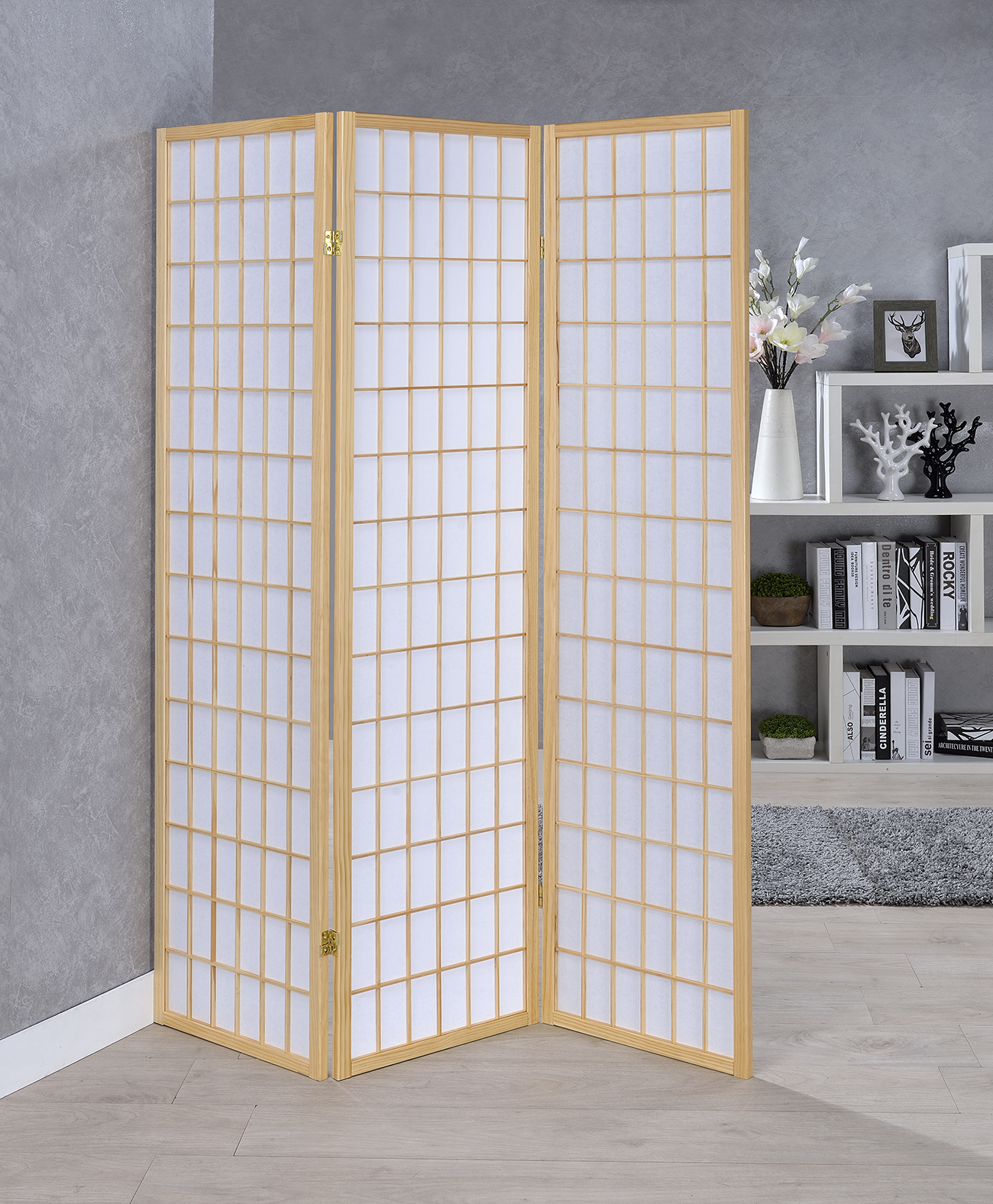 Coaster Carrie 3-Panel Folding Screen