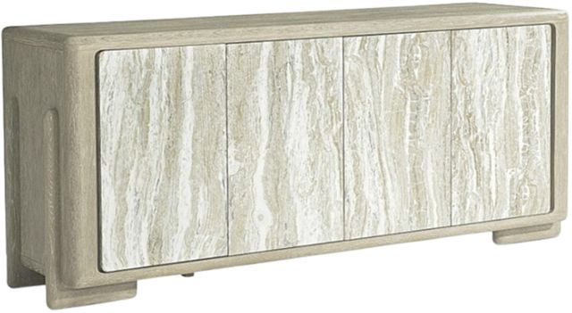 Bernhardt Arcadia Clay/Kalta Faux Stone Entertainment Credenza-0