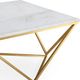 TOV Furniture Leopold White Marble Cocktail Table-2