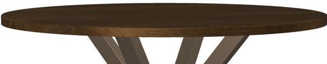 Amisco Customizable Asterisk Round Bar Table with Solid Birch Top-1