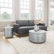 Zuo® Modern Sara Antique Silver Side Table-4