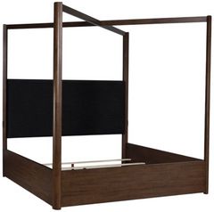 Signature Design by Ashley® Dilenno Dark Brown King Canopy Bed