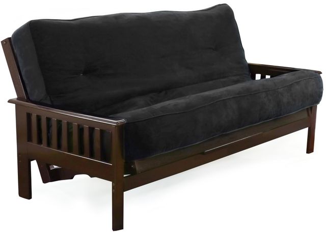 Night & Day Furniture™ Trinity Dark Chocolate Queen Moon Glider Futon-0