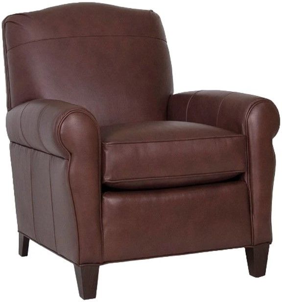 Smith Brothers Customizable 933 Leather Stationary Chair-0