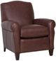 Smith Brothers Customizable 933 Leather Stationary Chair-0
