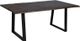 Porter International Designs Manzanita Midnight 82" Dining Table with Trapezoid Base-0