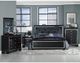 Mazin Furniture Allura Black Full Panel Bed-2
