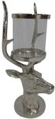 Crestview Collection Stag Nickel Candleholder-0