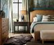 Hooker® Furniture Driftwood Kingston Cognac California King Upholstered Panel Bed-1