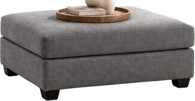 American Wholesale Furniture Cassian Steel Gray Ottoman-0