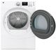 GE® Front Load Gas Dryer-White-3