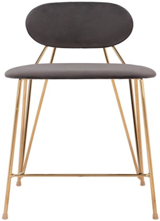 Zuo® Modern Georges Gold/Gray Counter Stool-2