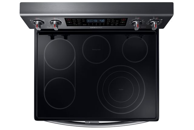 Samsung 30" Fingerprint Resistant Black Stainless Steel Free Standing Electric Range-1