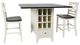 Jofran Inc. Asbury Park 3-Piece AP White/Autumn Brown Dining Set-0