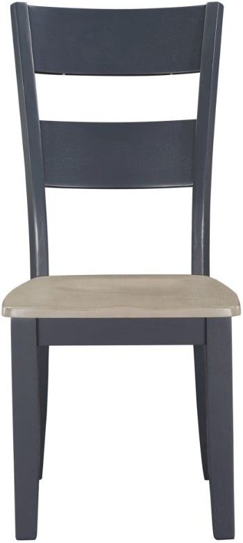 American Wholesale Furniture 3-Piece Gray Dining Table Set with Graphite Base-2