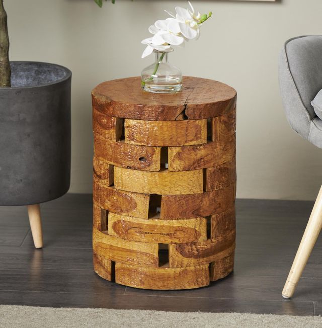 Deco Marche U Select Brown Brick Inspired Design End Accent-2