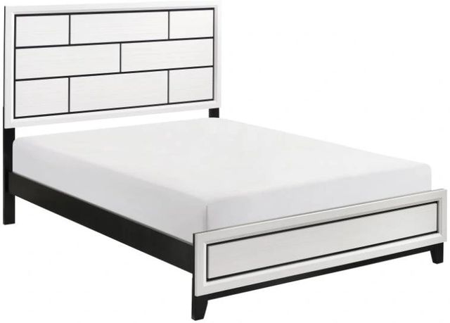 Homelegance® Davi White Full Panel Bed-0
