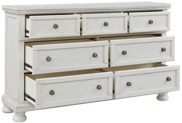 Signature Design by Ashley® Robbinsdale Antique White Dresser and Mirror-5