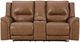 Signature Design by Ashley® Trasimeno Caramel Power Reclining Loveseat-1