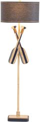 Crestview Collection Boat Oar Blue Floor Lamp-1