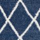 Surya Cloudy Shag Navy 2'x3' Throw Rug-1