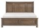 Homelegance® Bethel Antique Brown Queen Sleigh Storage Bed-2