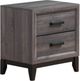 Global Furniture USA Kate Foil Gray Nightstand-0