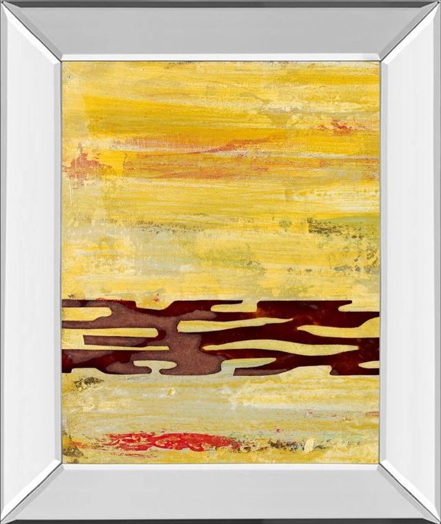 Classy Art Tire Mark l by Natalie Avondet Mirror Framed Wall Art-0