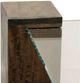 Harp & Finial® Kobe Glass Top Rectangular Coffee Table with Vintage Iron Base -2