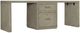 Hooker® Furniture Linville Falls Mink 84" Desk with Center Small File-0