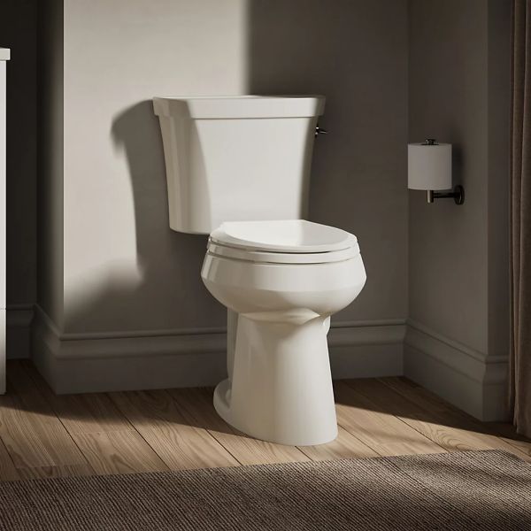 KOHLER® Wellworth® Biscuit Right-Hand Trip Toilet Tank, Dual-Flush-2