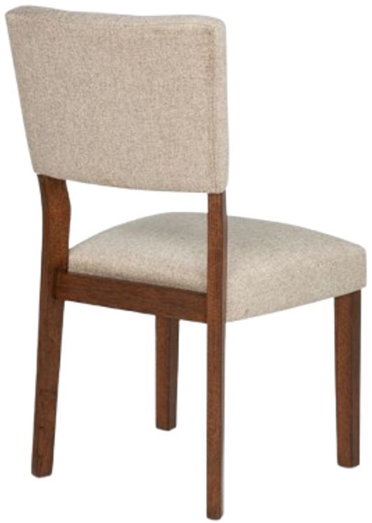 Crown Mark Gregory Beige/Brown Upholstered Dining Side Chair-3