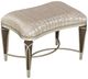 Michael Amini® Villa Cherie Beige/Hazelnut Ottoman-3