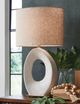 Signature Design by Ashley® Trentlen Cream Table Lamp with Gold Accent-3