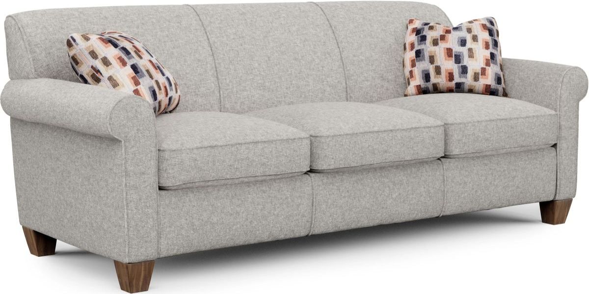 Flexsteel Dana Light Gray Sofa
