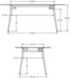 Amisco Customizable Alys 60" Italian Porcelain Top with Rectangular Table Base-1