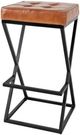 Jofran Inc. Global Archive Brooks Saddle Leather Counter Stool-4